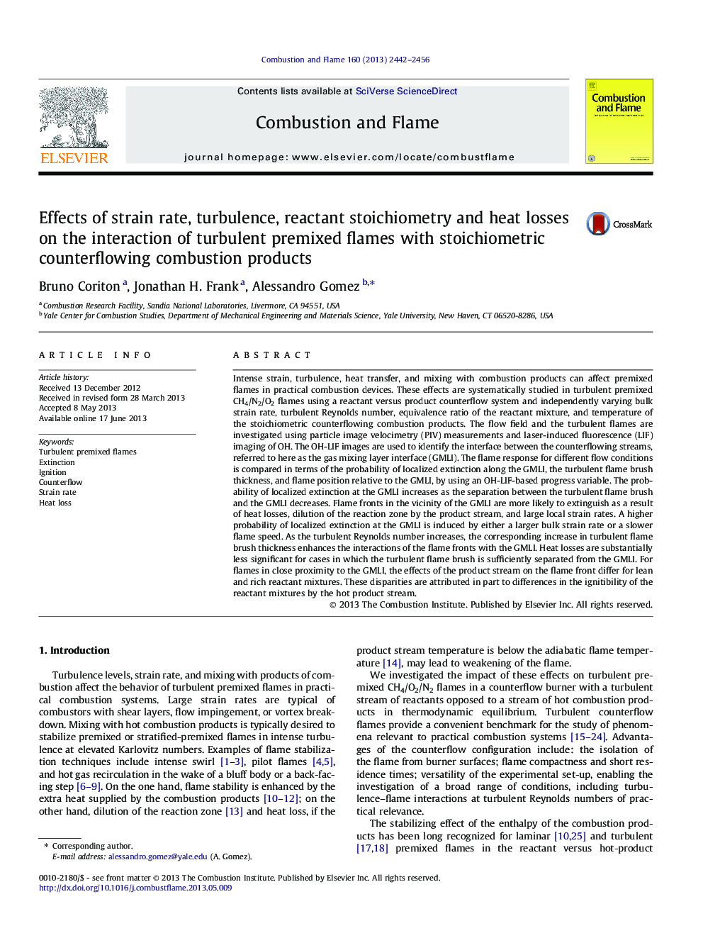 Effects of strain rate, turbulence, reactant stoichiometry and heat losses on the interaction of turbulent premixed flames with stoichiometric counterflowing combustion products