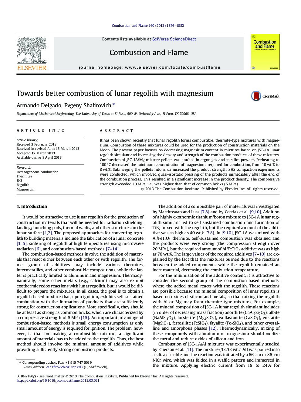 Towards better combustion of lunar regolith with magnesium