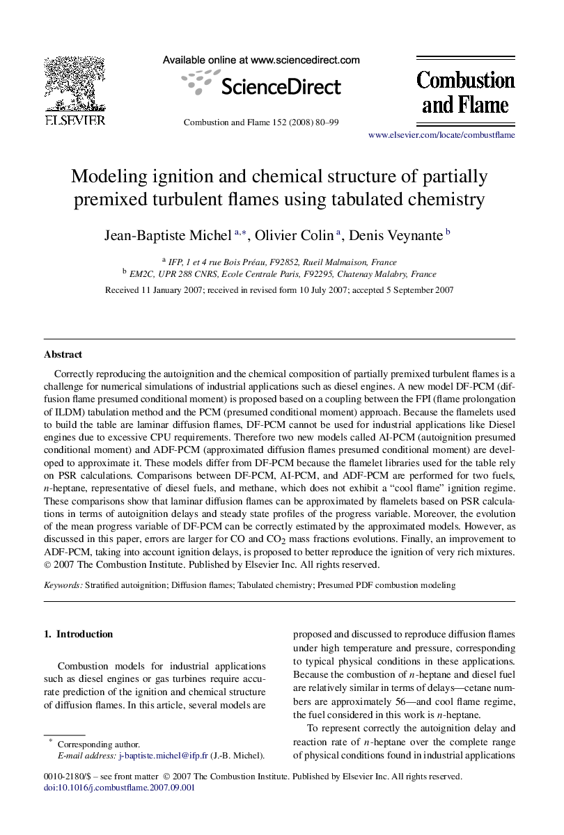 Modeling ignition and chemical structure of partially premixed turbulent flames using tabulated chemistry