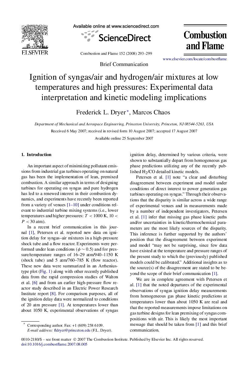 Ignition of syngas/air and hydrogen/air mixtures at low temperatures and high pressures: Experimental data interpretation and kinetic modeling implications