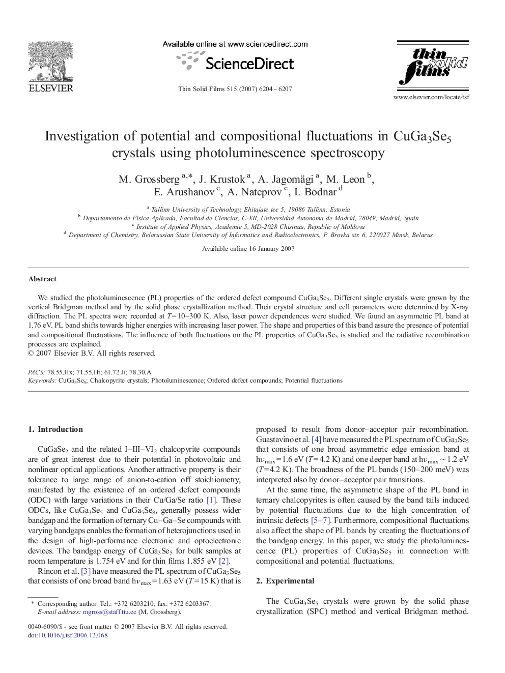 Investigation of potential and compositional fluctuations in CuGa3Se5 crystals using photoluminescence spectroscopy