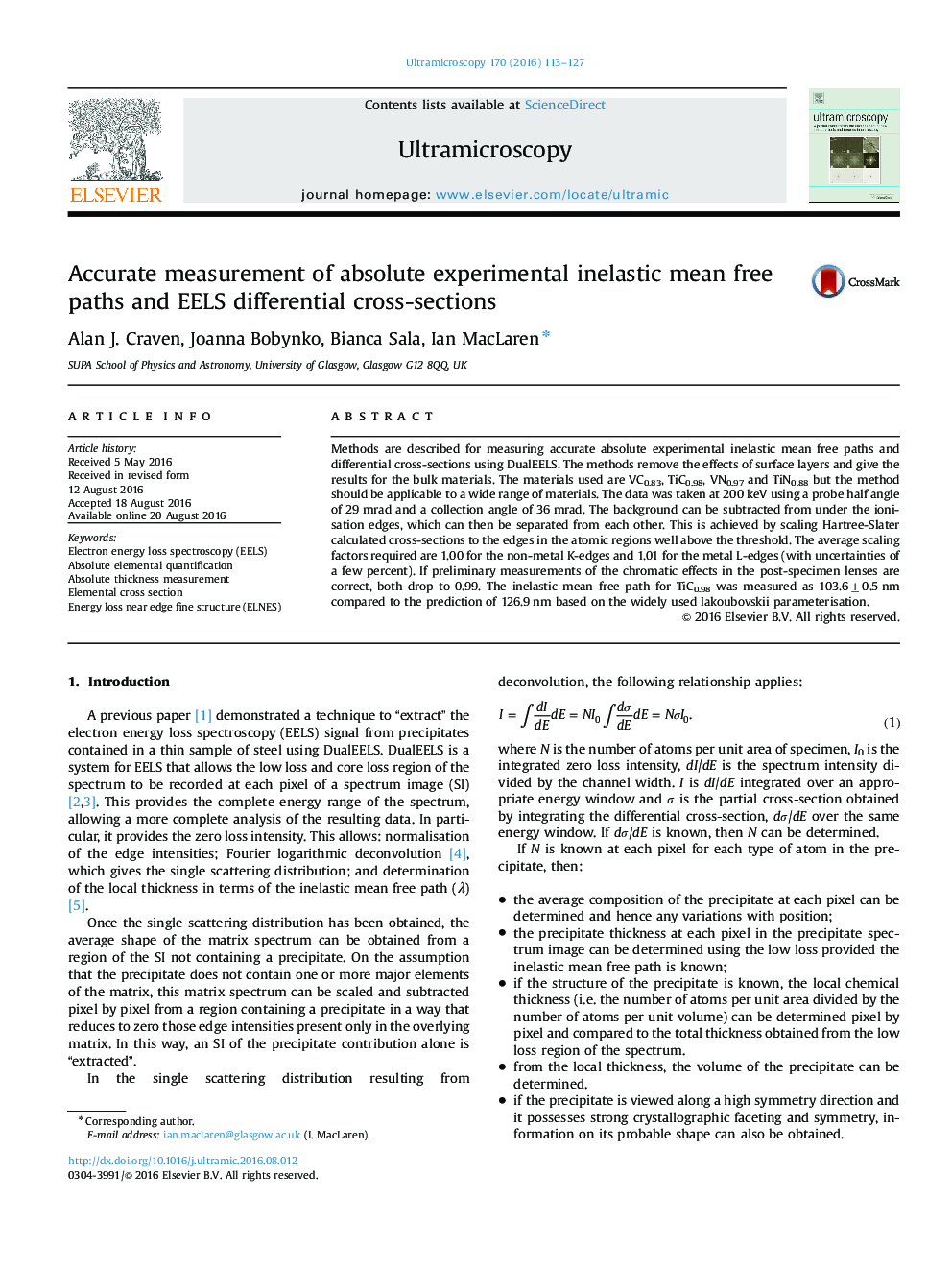 Accurate measurement of absolute experimental inelastic mean free paths and EELS differential cross-sections