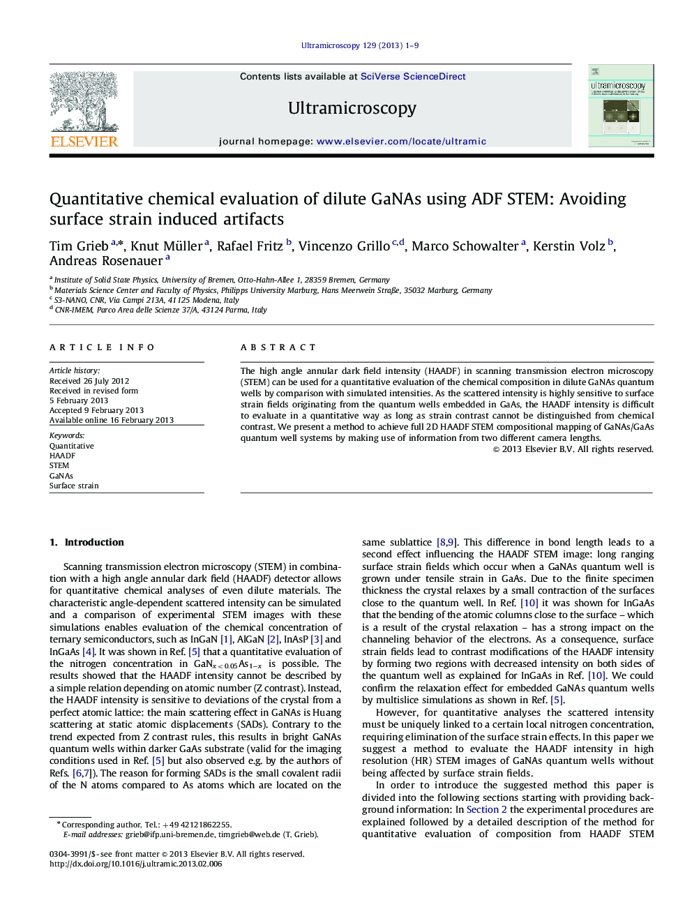 Quantitative chemical evaluation of dilute GaNAs using ADF STEM: Avoiding surface strain induced artifacts