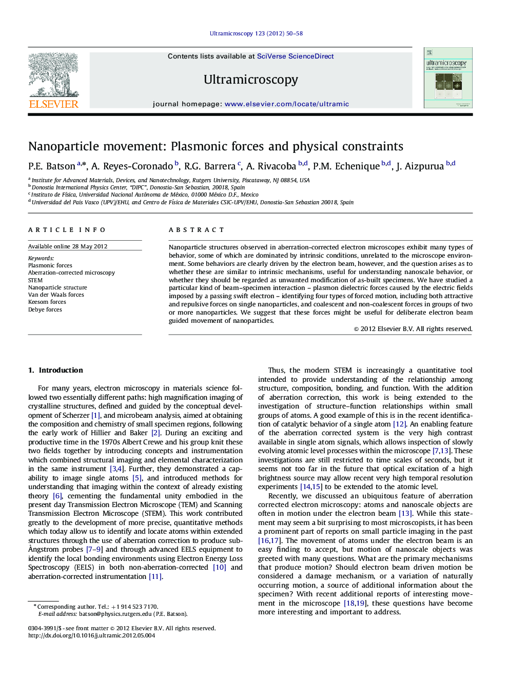 Nanoparticle movement: Plasmonic forces and physical constraints