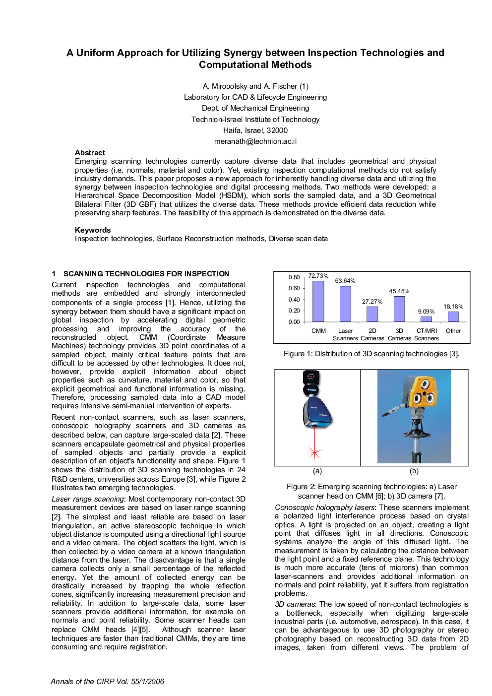 A Uniform Approach for Utilizing Synergy between Inspection Technologies and Computational Methods