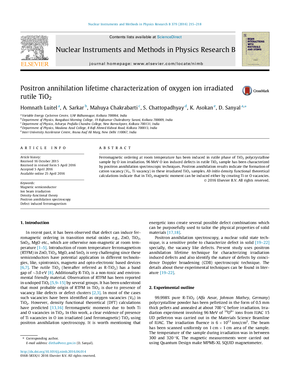 Positron annihilation lifetime characterization of oxygen ion irradiated rutile TiO2