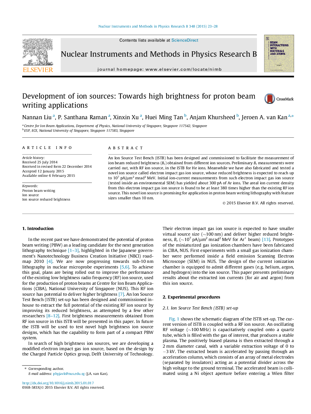 Development of ion sources: Towards high brightness for proton beam writing applications