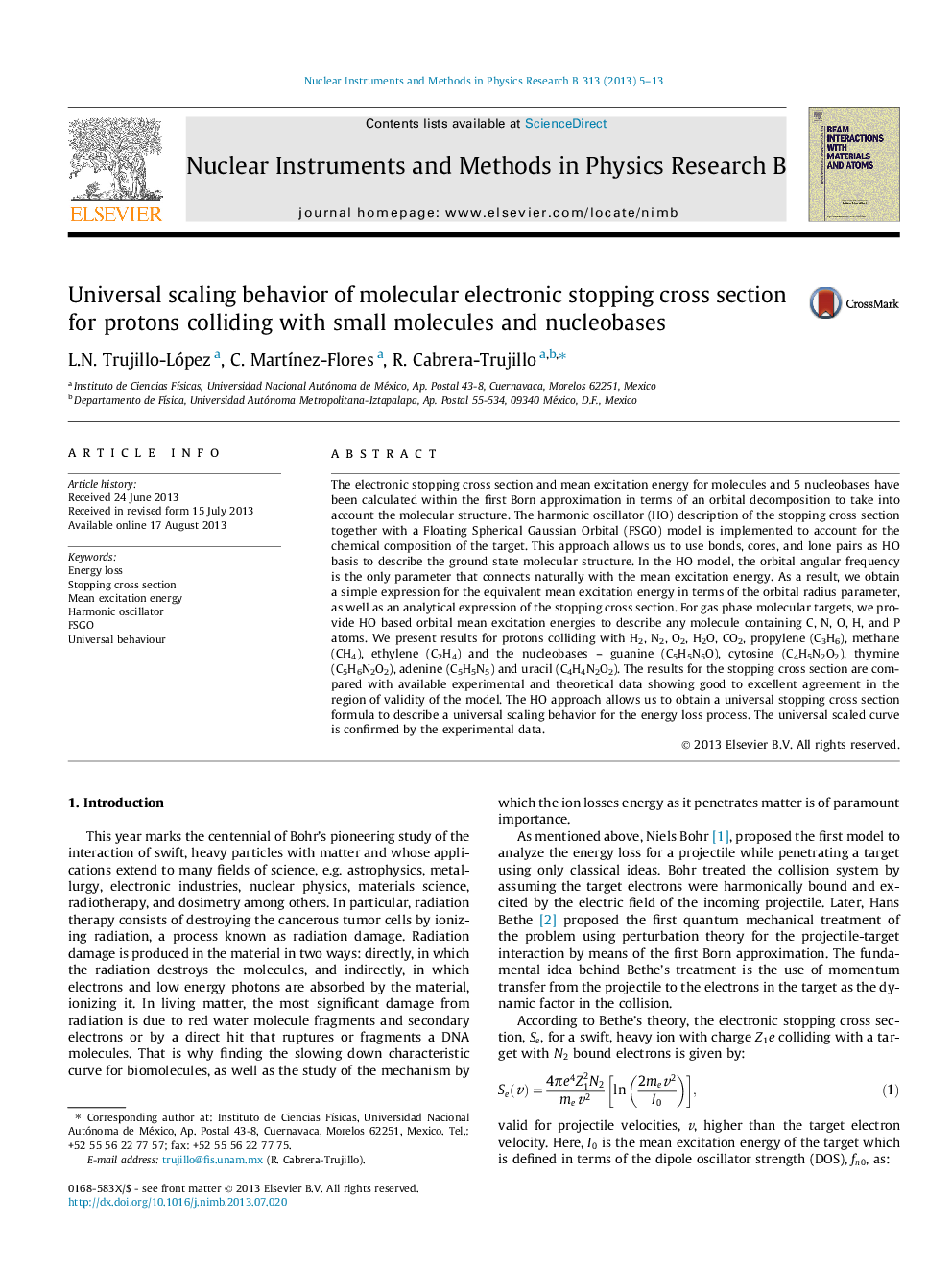 Universal scaling behavior of molecular electronic stopping cross section for protons colliding with small molecules and nucleobases