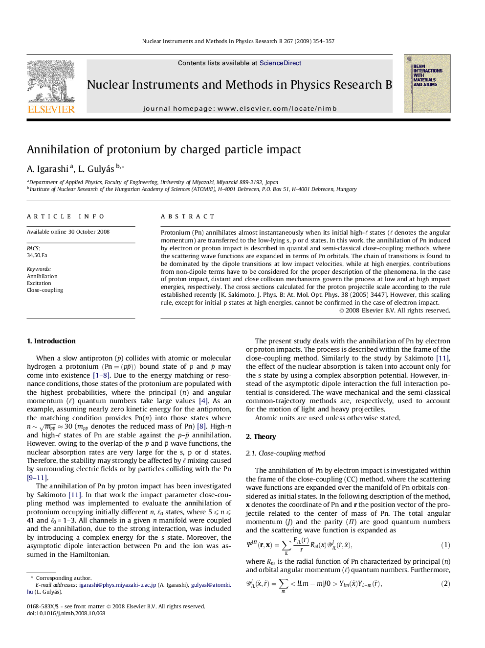 Annihilation of protonium by charged particle impact