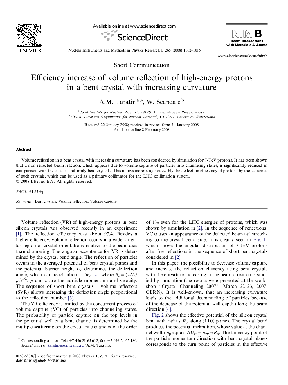 Efficiency increase of volume reflection of high-energy protons in a bent crystal with increasing curvature