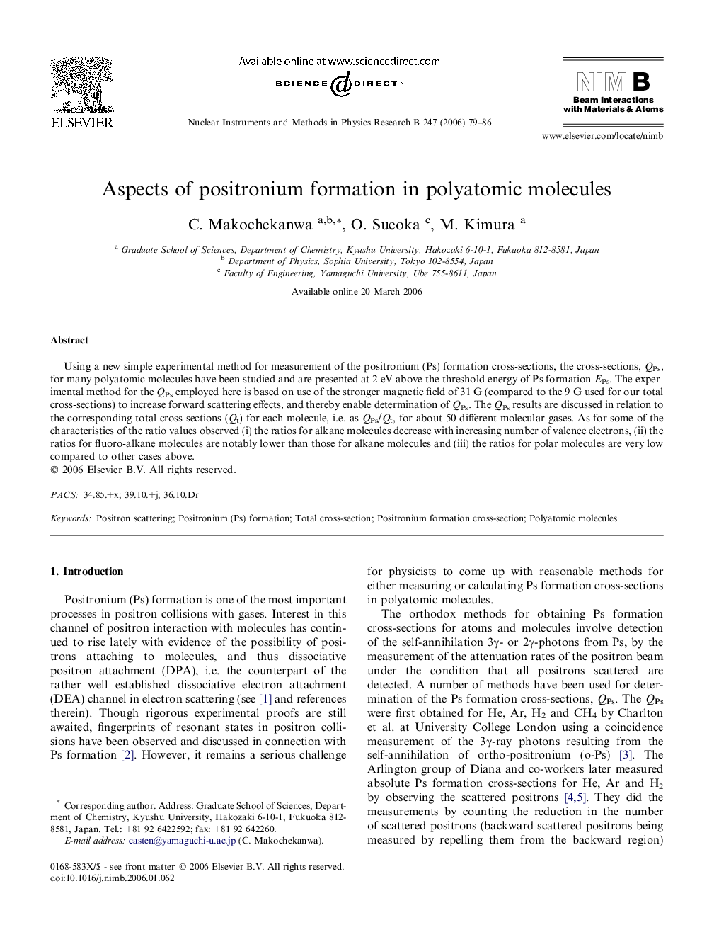 Aspects of positronium formation in polyatomic molecules