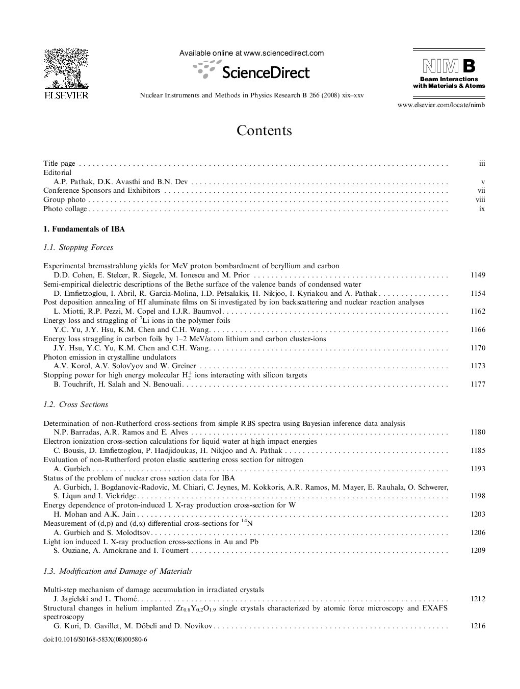 عکس صفحه اول مقاله: Contents Contents