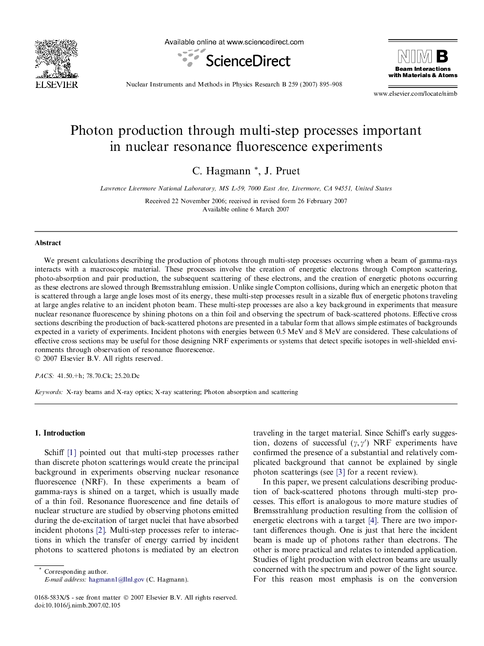 Photon production through multi-step processes important in nuclear resonance fluorescence experiments