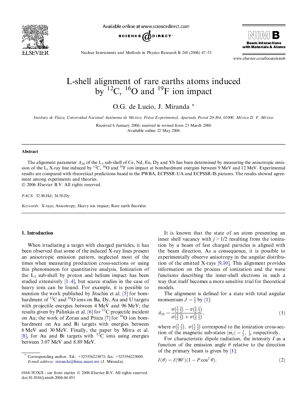 L-shell alignment of rare earths atoms induced by 12C, 16O and 19F ion impact