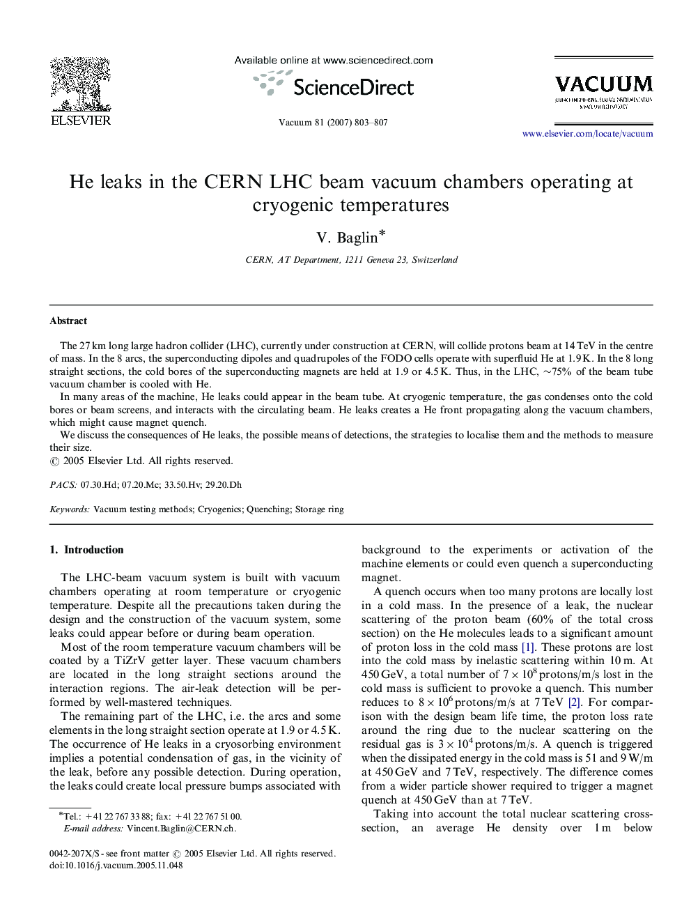 He leaks in the CERN LHC beam vacuum chambers operating at cryogenic temperatures