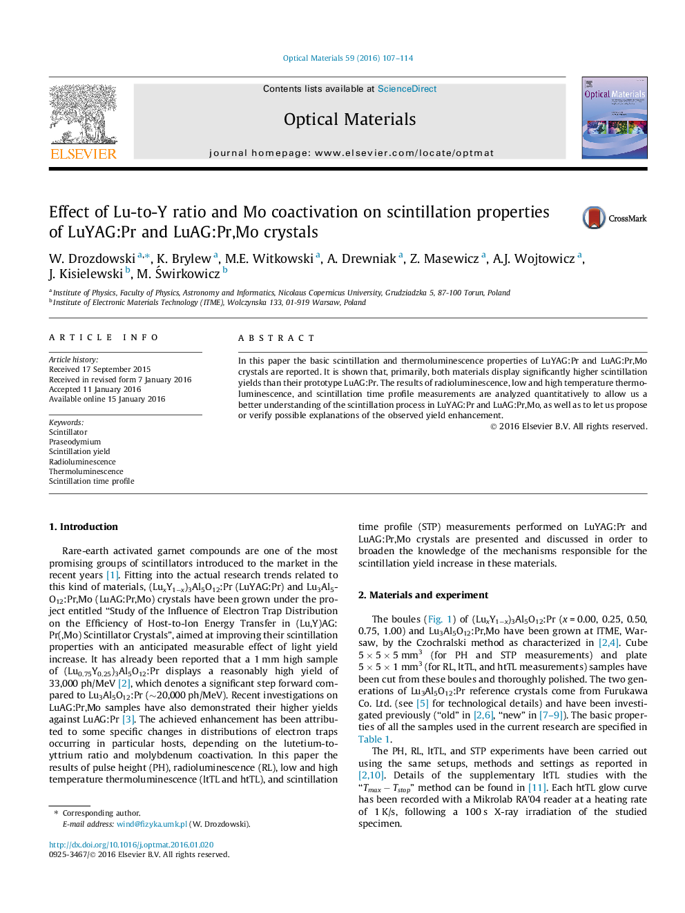 Effect of Lu-to-Y ratio and Mo coactivation on scintillation properties of LuYAG:Pr and LuAG:Pr,Mo crystals