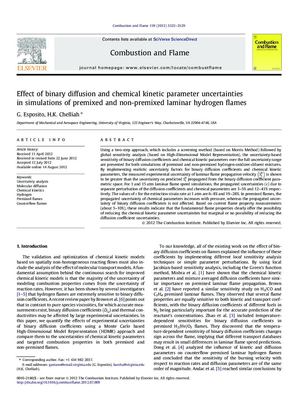 Effect of binary diffusion and chemical kinetic parameter uncertainties in simulations of premixed and non-premixed laminar hydrogen flames