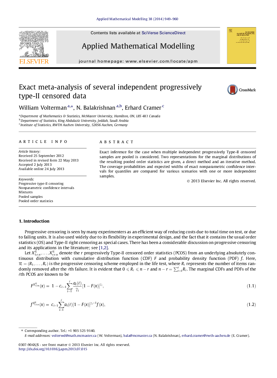 Exact meta-analysis of several independent progressively type-II censored data