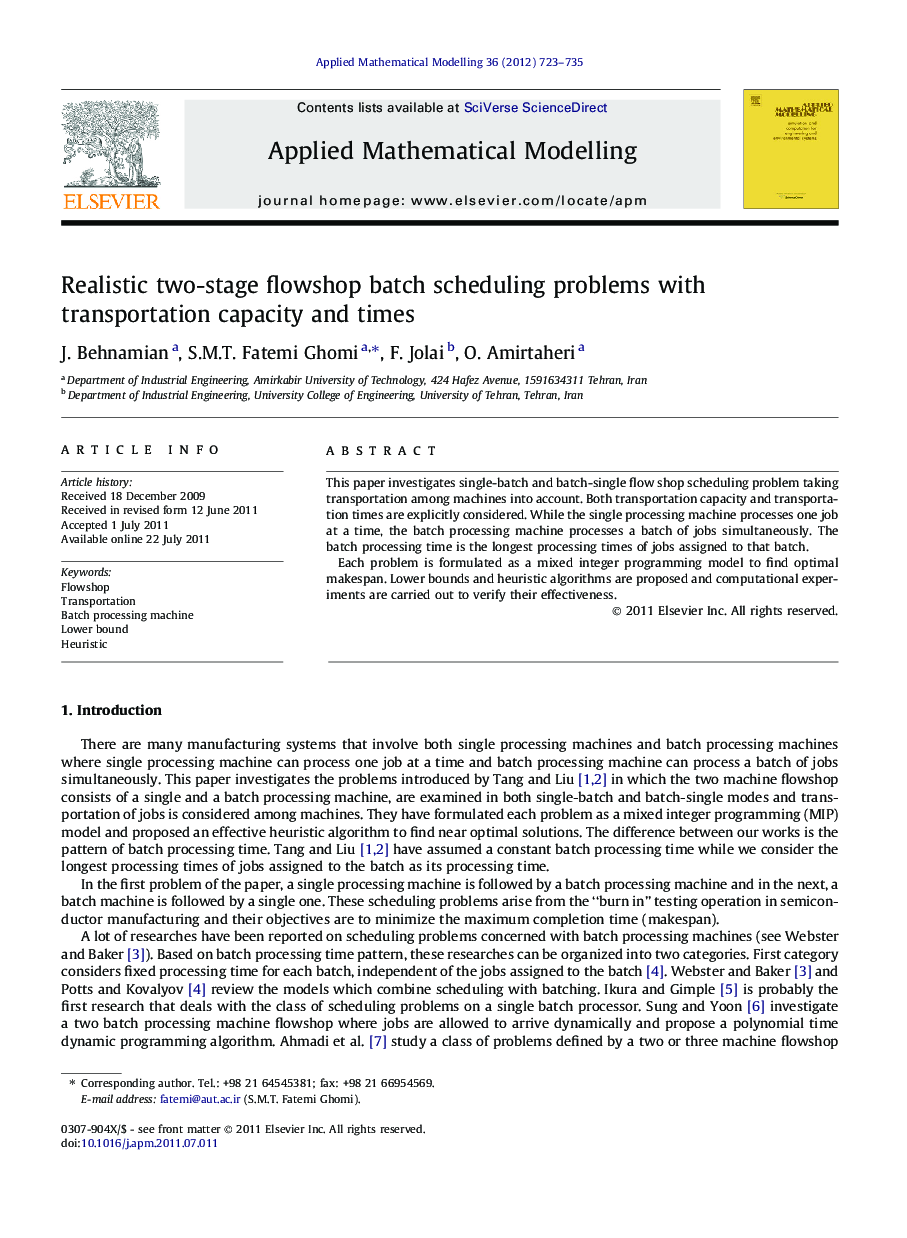 Realistic two-stage flowshop batch scheduling problems with transportation capacity and times