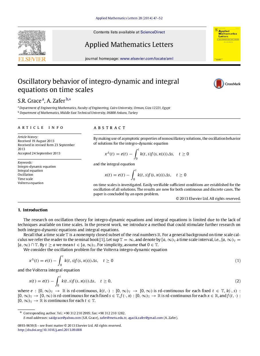 Oscillatory behavior of integro-dynamic and integral equations on time scales