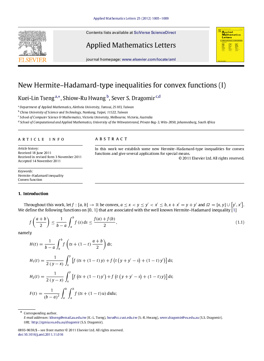 New Hermite–Hadamard-type inequalities for convex functions (I)