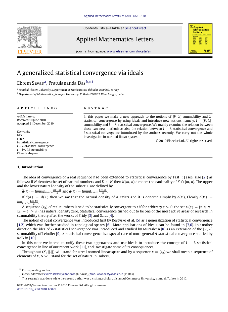 A generalized statistical convergence via ideals