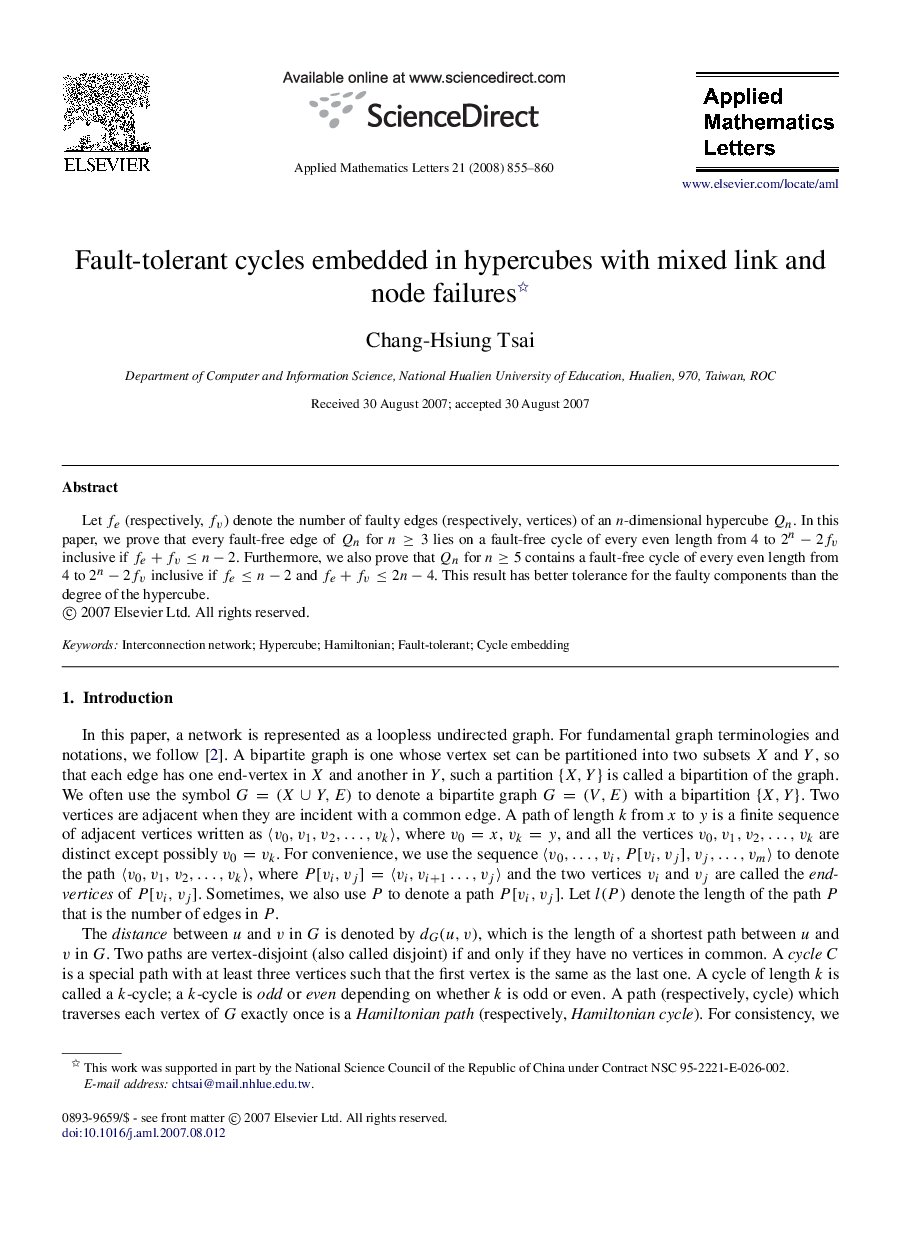 Fault-tolerant cycles embedded in hypercubes with mixed link and node failures 