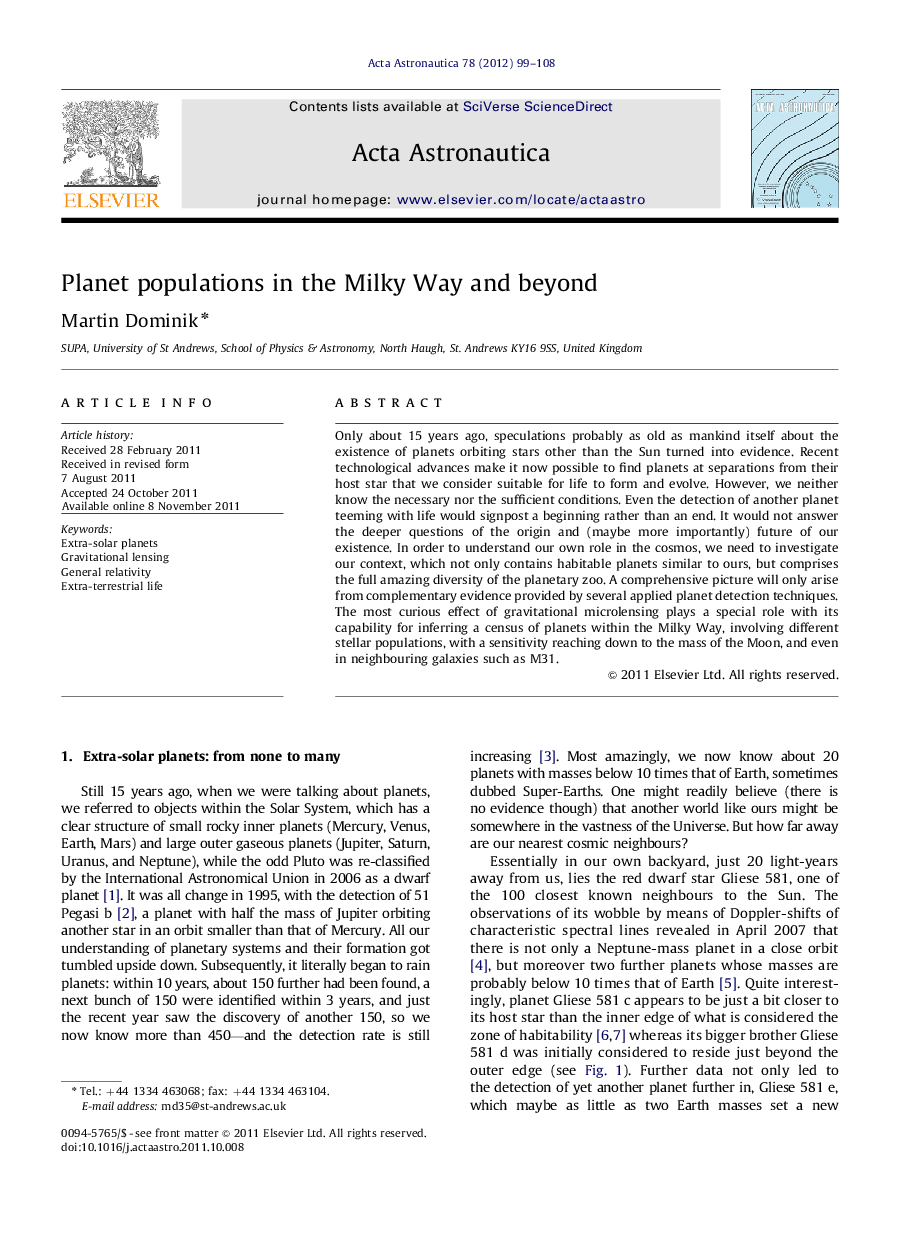 Planet populations in the Milky Way and beyond