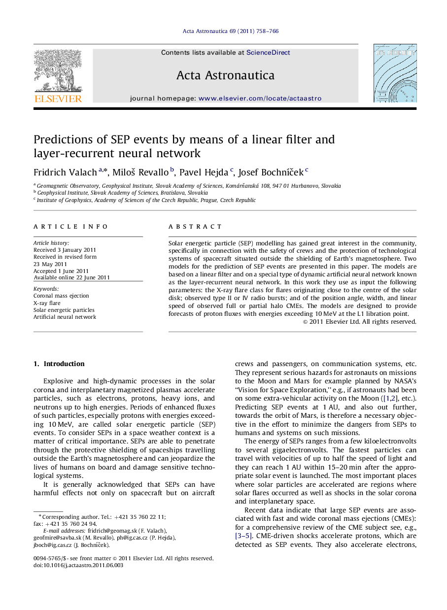 Predictions of SEP events by means of a linear filter and layer-recurrent neural network