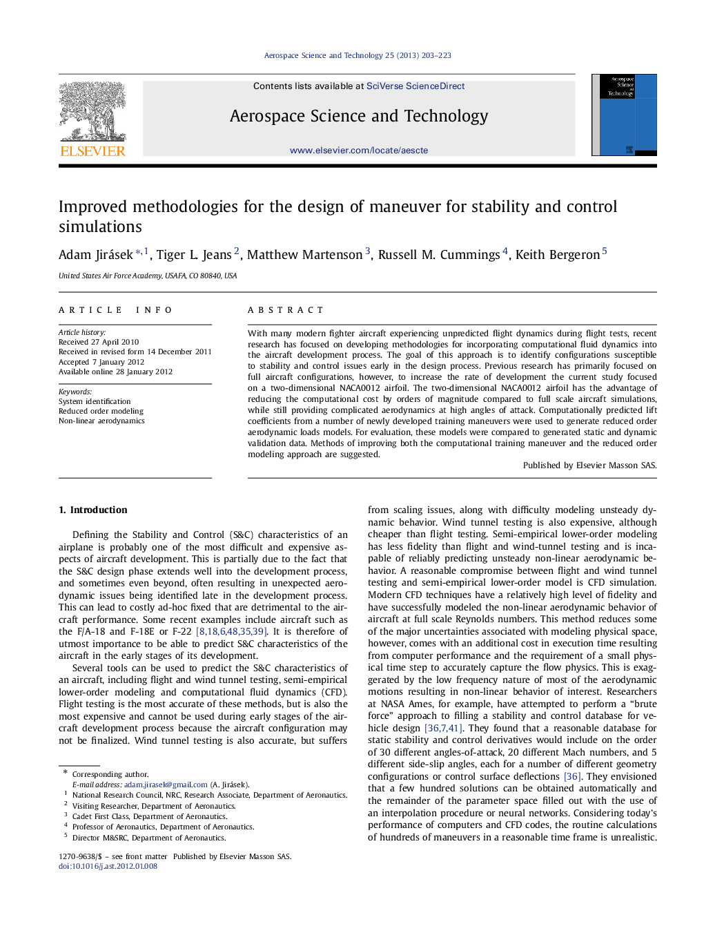 Improved methodologies for the design of maneuver for stability and control simulations