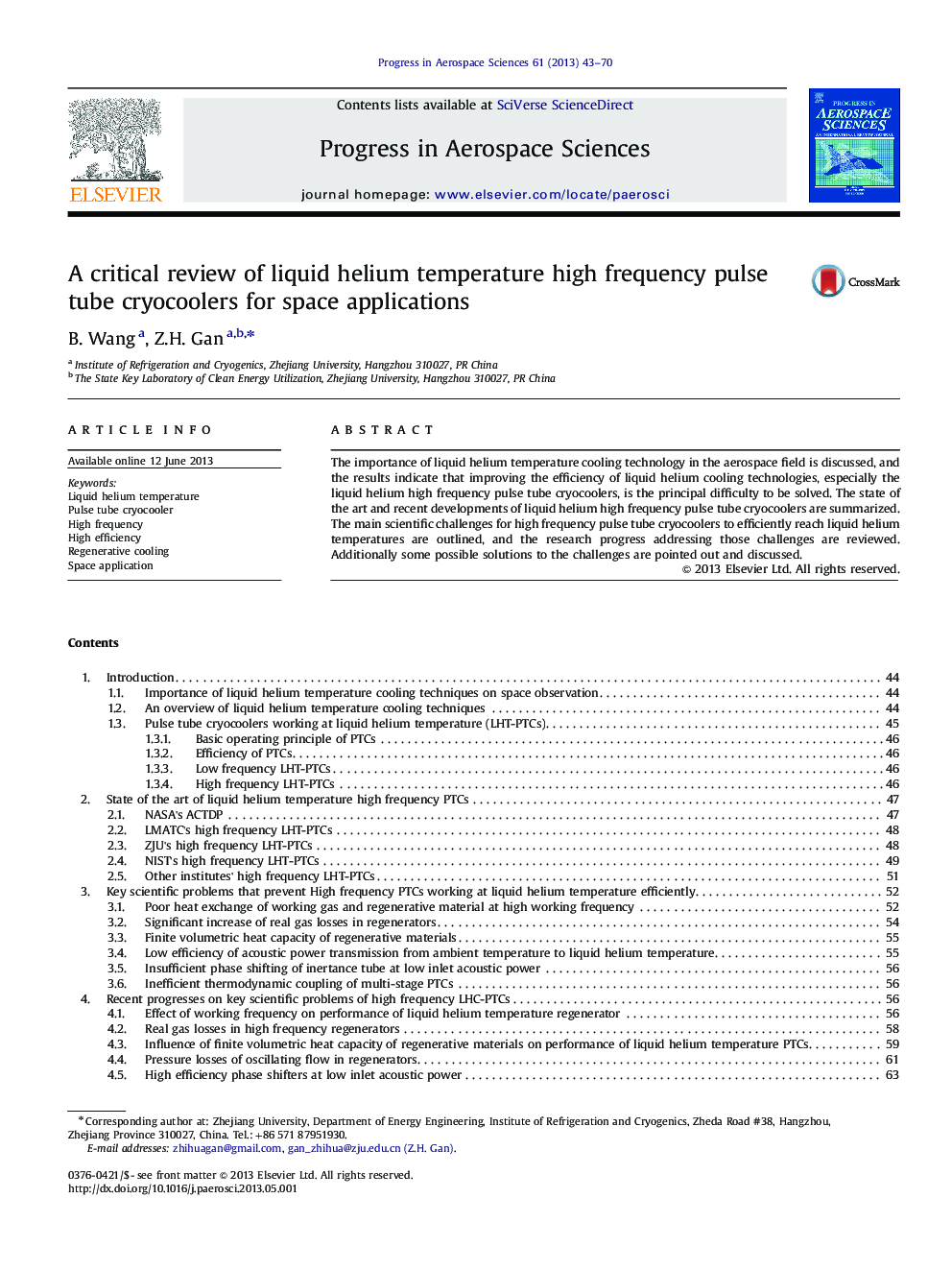 A critical review of liquid helium temperature high frequency pulse tube cryocoolers for space applications