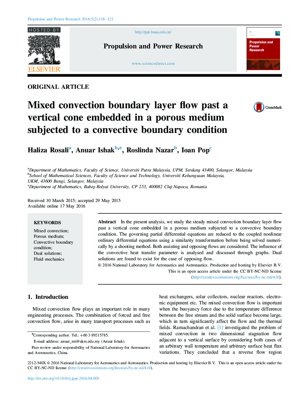 Mixed convection boundary layer flow past a vertical cone embedded in a porous medium subjected to a convective boundary condition 