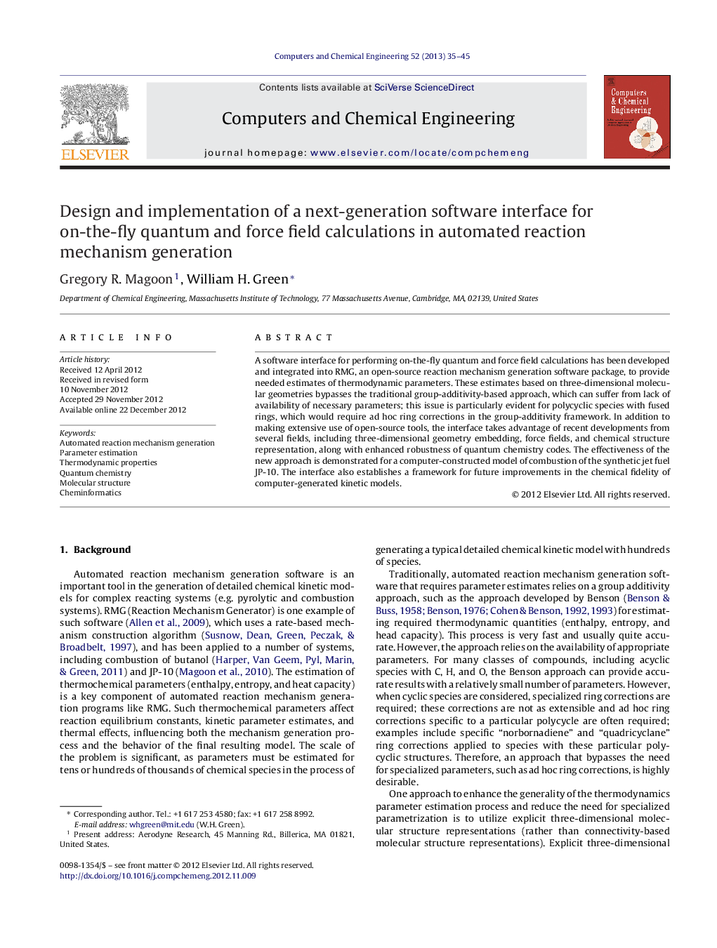 Design and implementation of a next-generation software interface for on-the-fly quantum and force field calculations in automated reaction mechanism generation