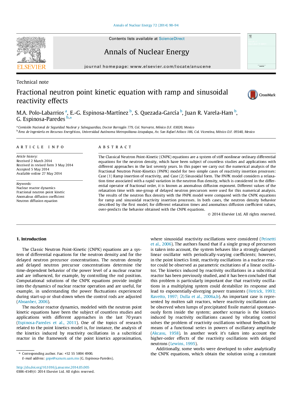 Fractional neutron point kinetic equation with ramp and sinusoidal reactivity effects