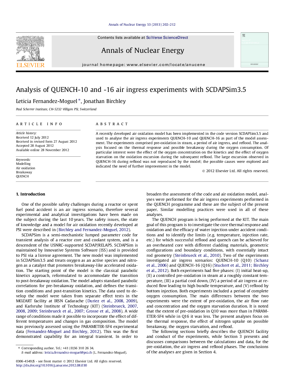 Analysis of QUENCH-10 and -16 air ingress experiments with SCDAPSim3.5