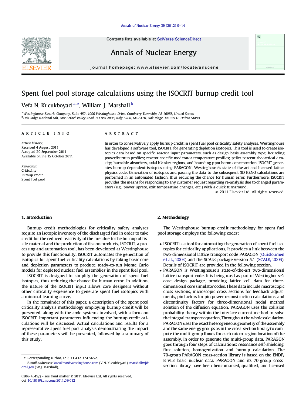 Spent fuel pool storage calculations using the ISOCRIT burnup credit tool