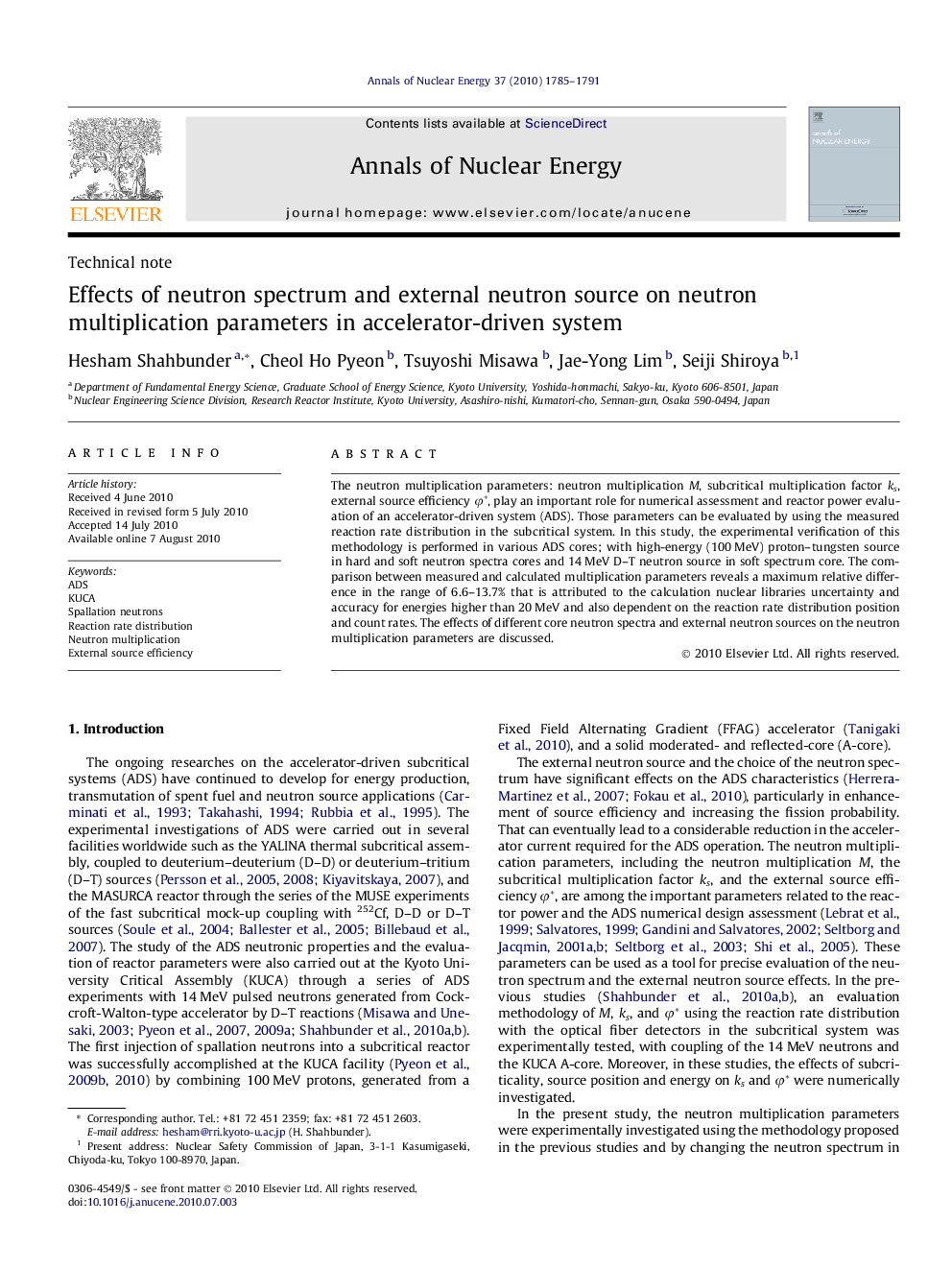 Effects of neutron spectrum and external neutron source on neutron multiplication parameters in accelerator-driven system