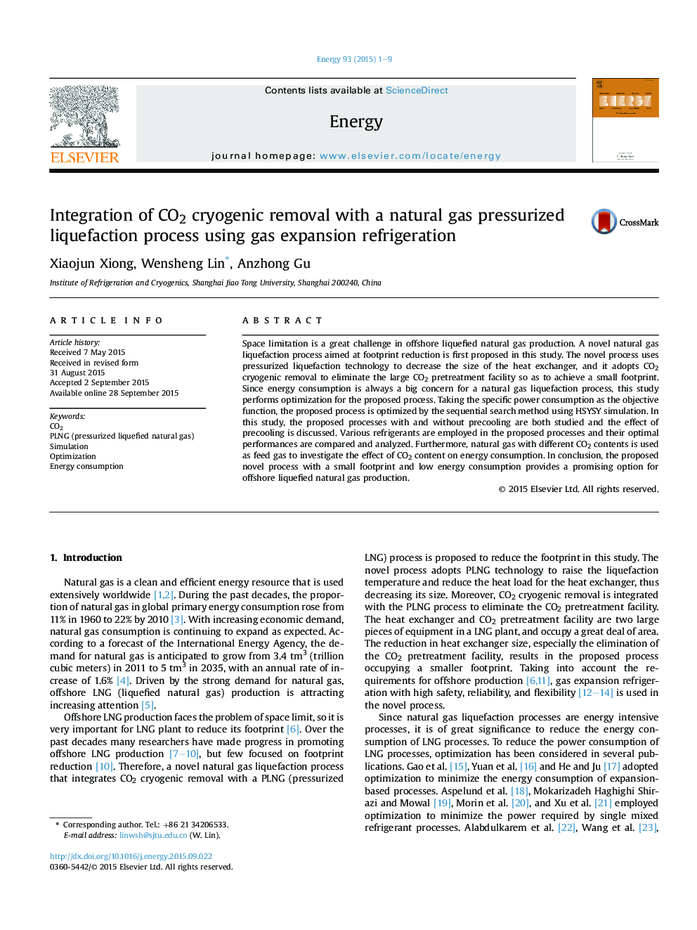 Integration of CO2 cryogenic removal with a natural gas pressurized liquefaction process using gas expansion refrigeration