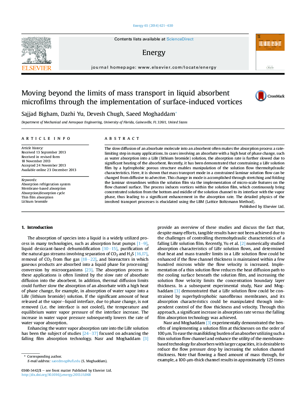 Moving beyond the limits of mass transport in liquid absorbent microfilms through the implementation of surface-induced vortices