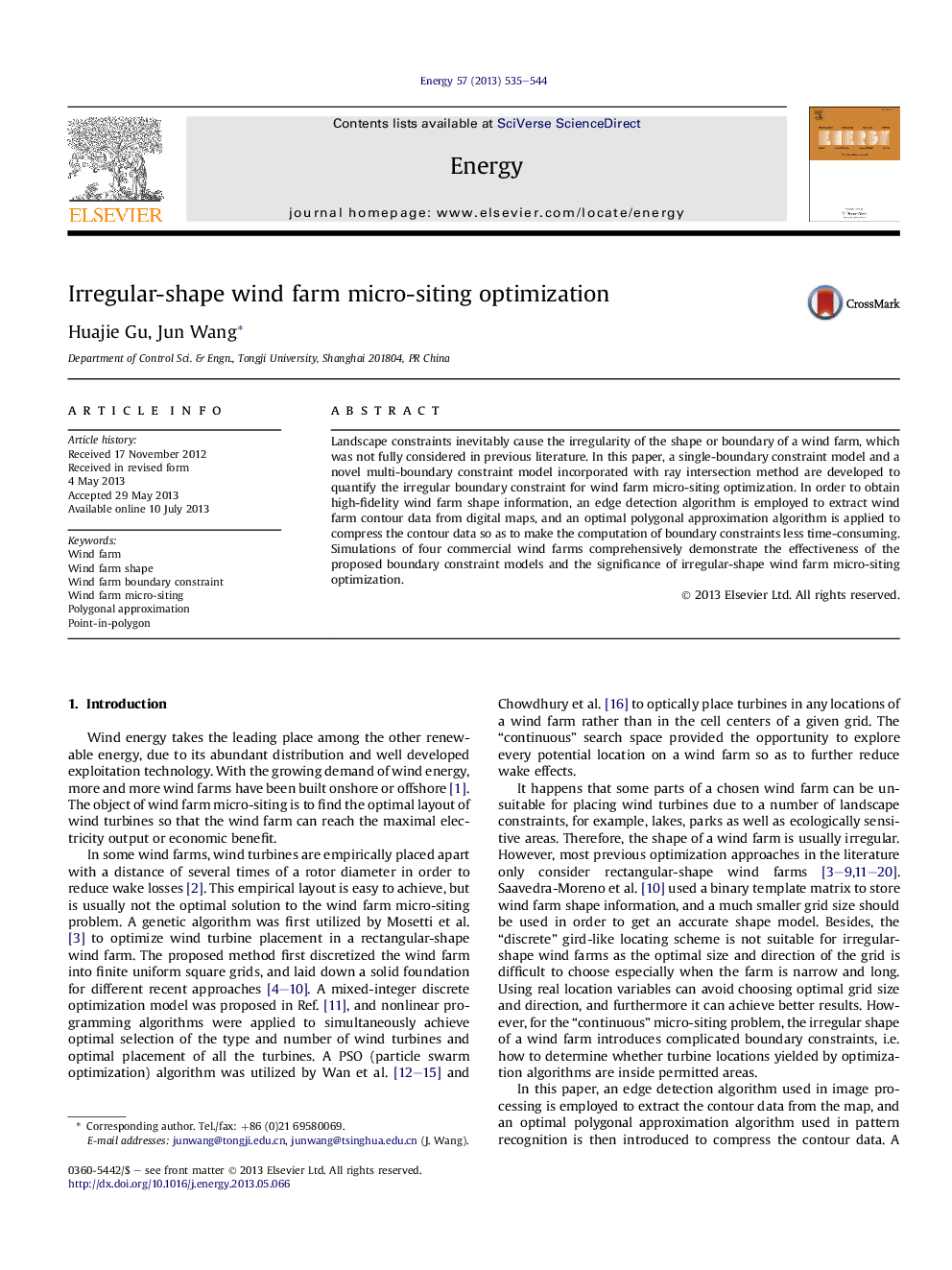 Irregular-shape wind farm micro-siting optimization