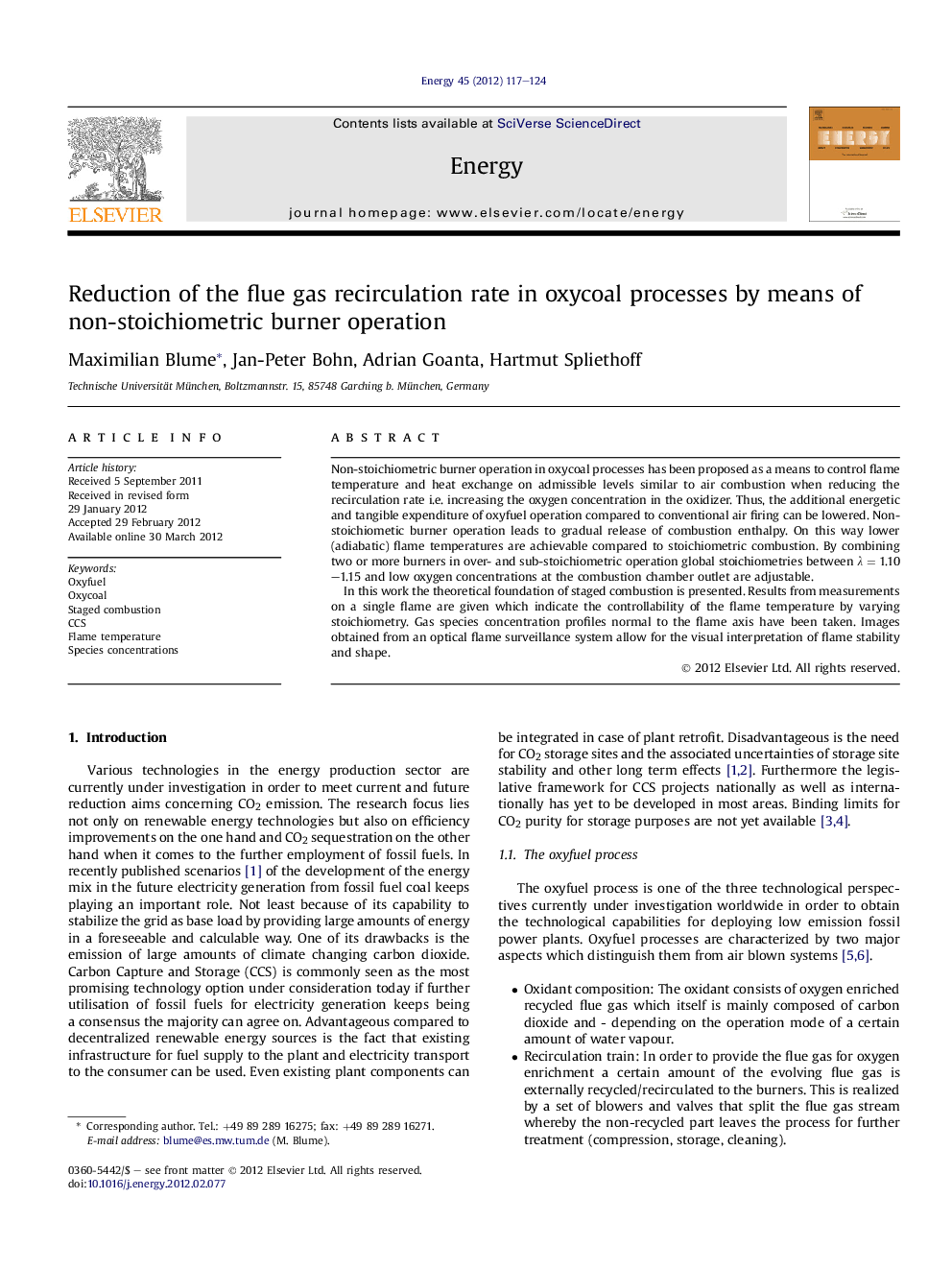 Reduction of the flue gas recirculation rate in oxycoal processes by means of non-stoichiometric burner operation