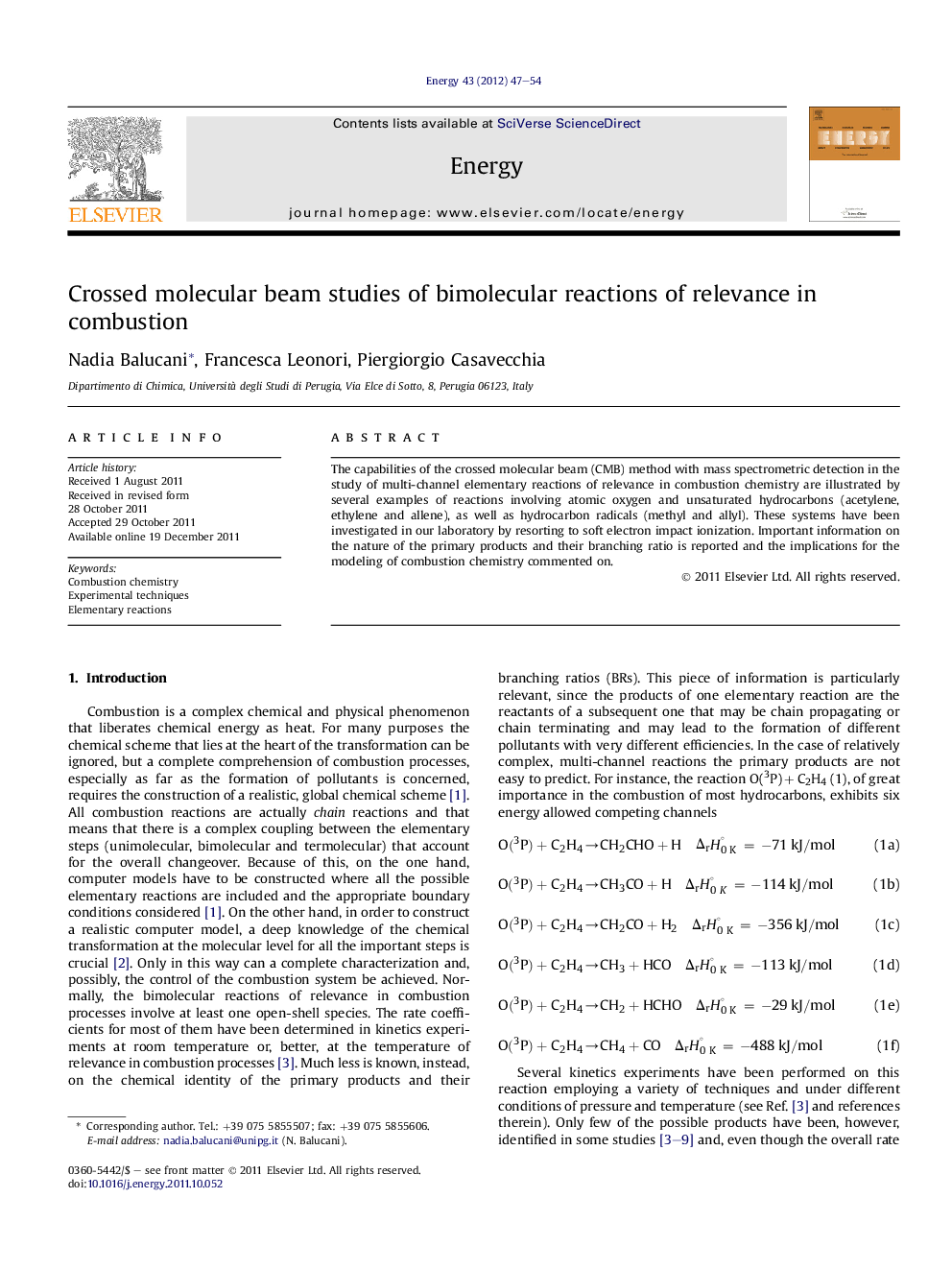 Crossed molecular beam studies of bimolecular reactions of relevance in combustion