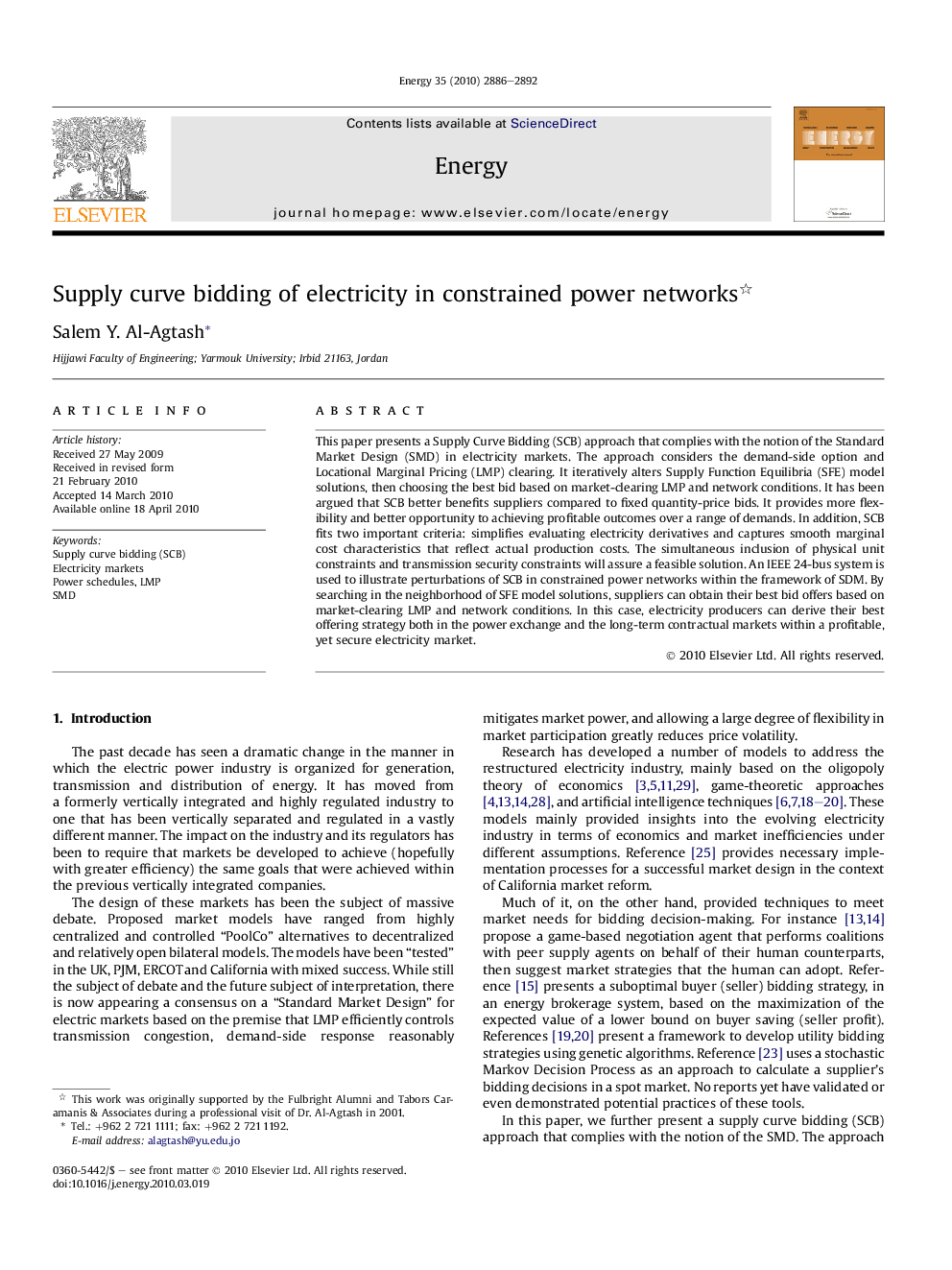 Supply curve bidding of electricity in constrained power networks 