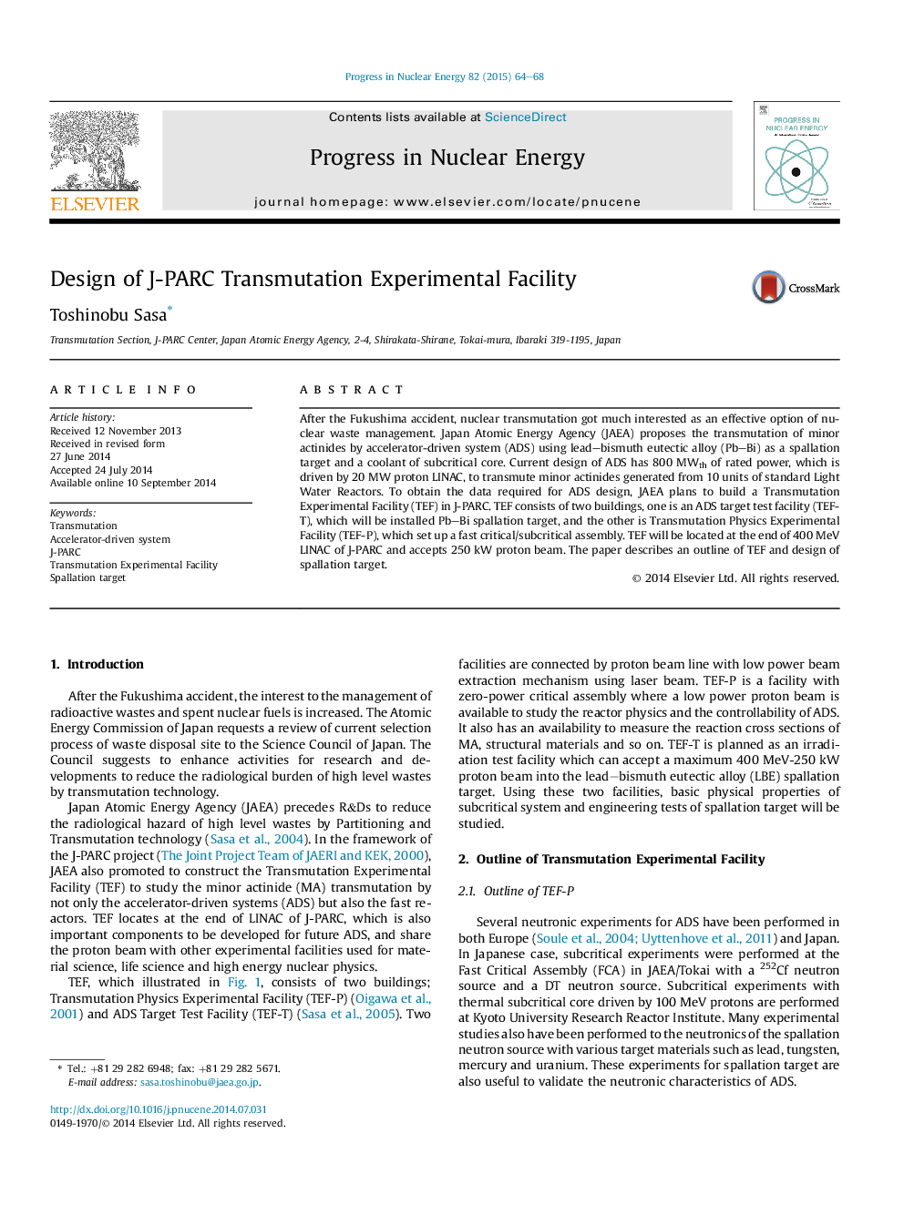 Design of J-PARC Transmutation Experimental Facility