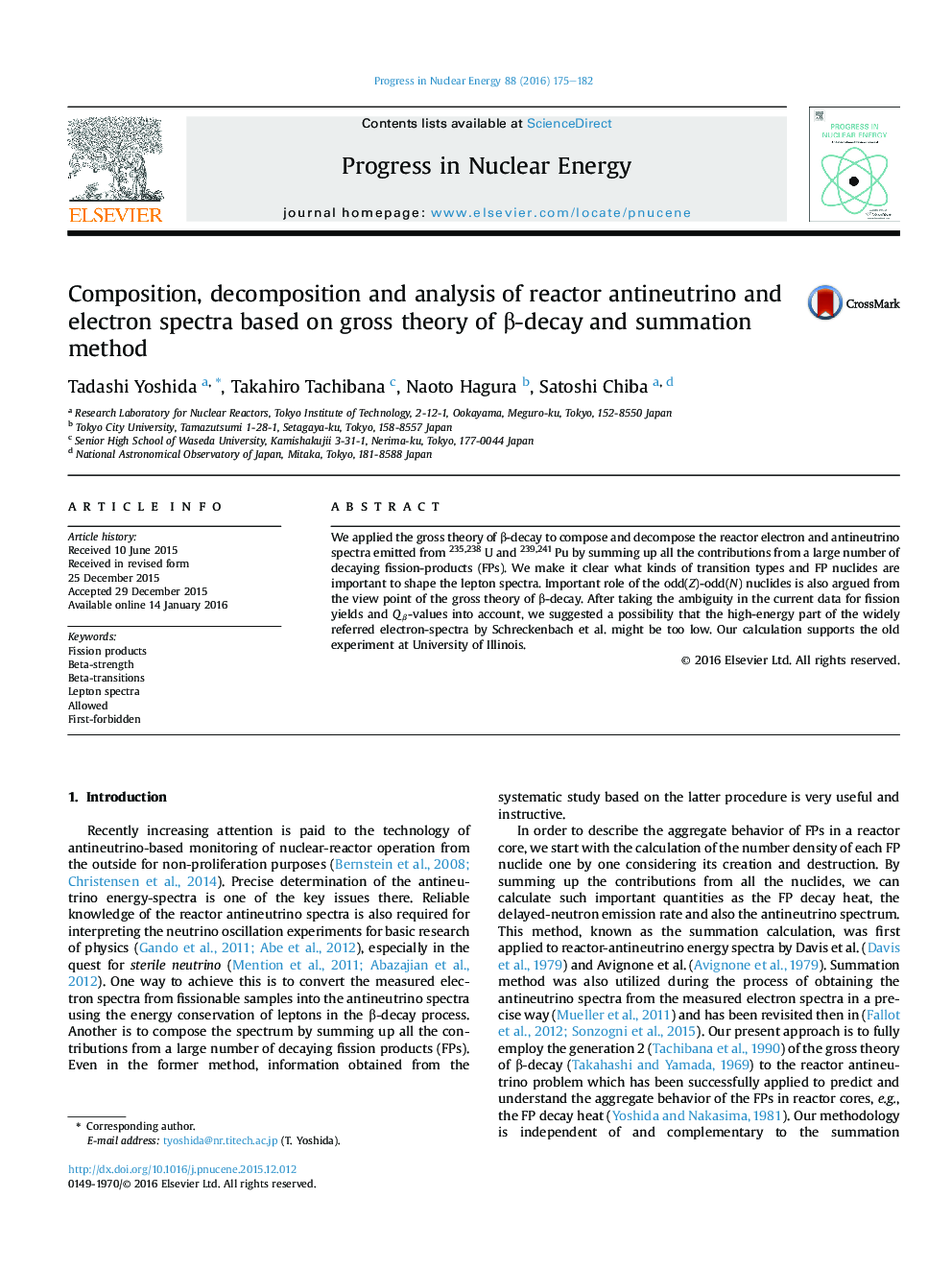 Composition, decomposition and analysis of reactor antineutrino and electron spectra based on gross theory of β-decay and summation method