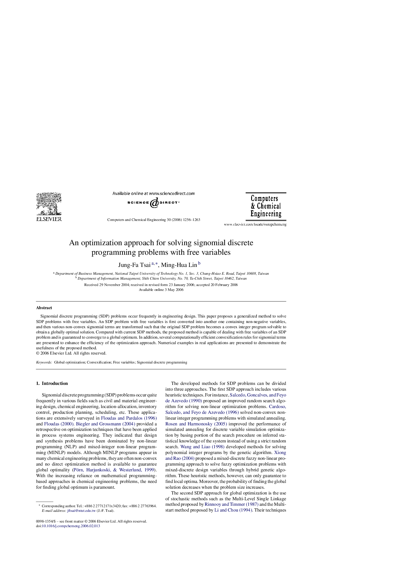 An optimization approach for solving signomial discrete programming problems with free variables