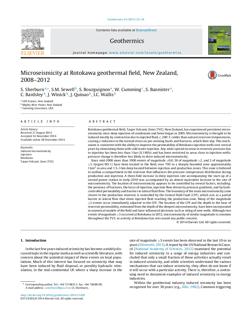 Microseismicity at Rotokawa geothermal field, New Zealand, 2008–2012