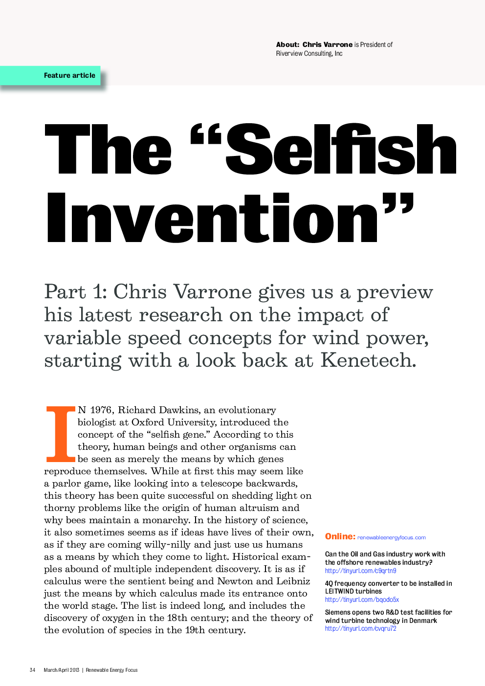 The “Selfish Invention”