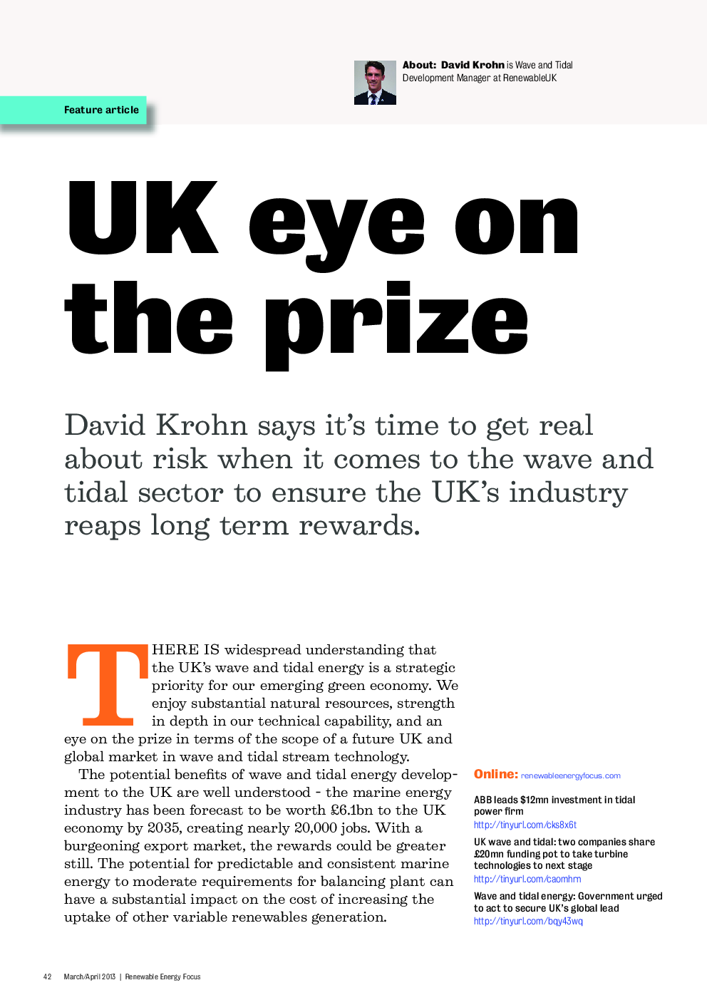 UK eye on the prize