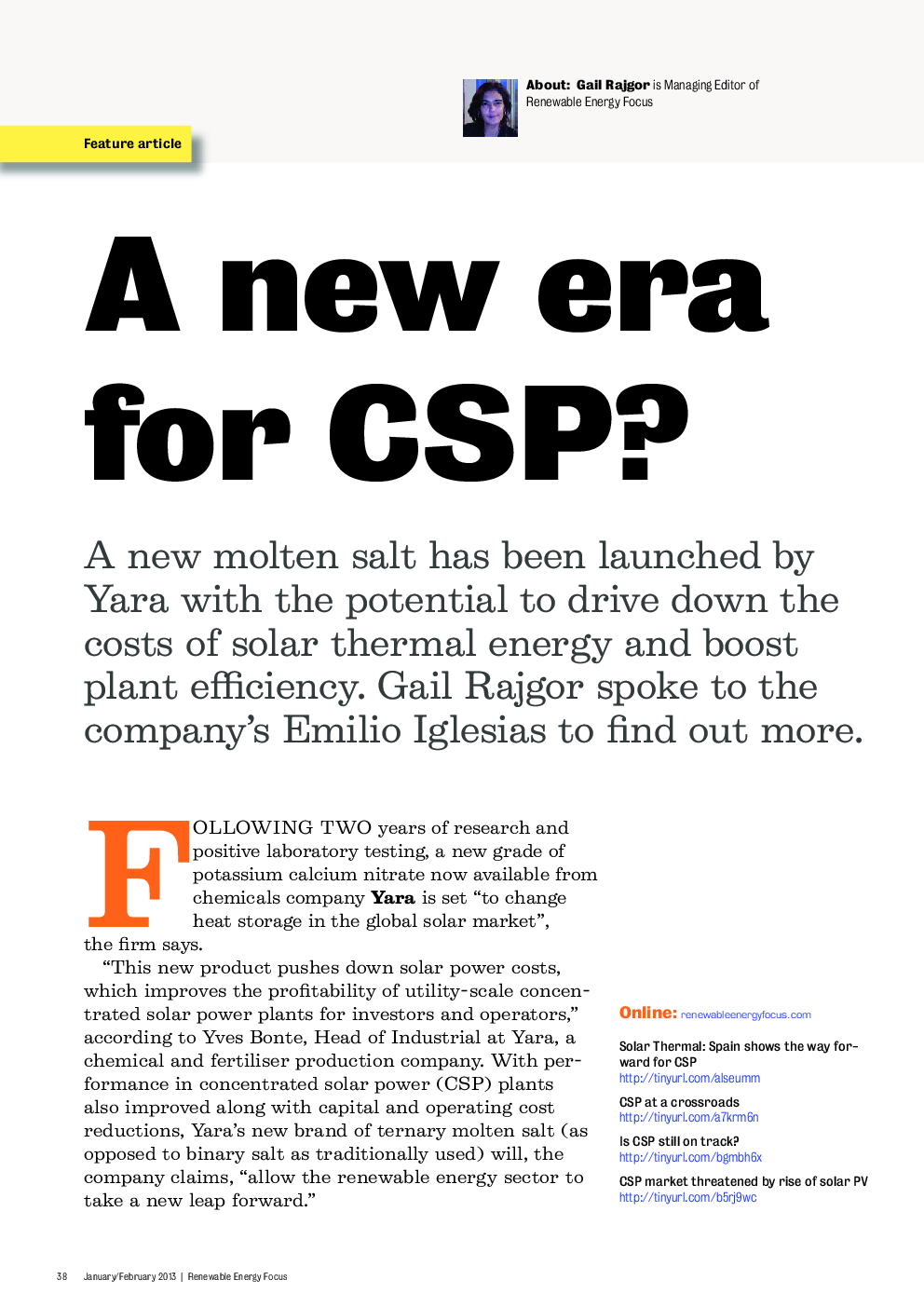 A new era for CSP?